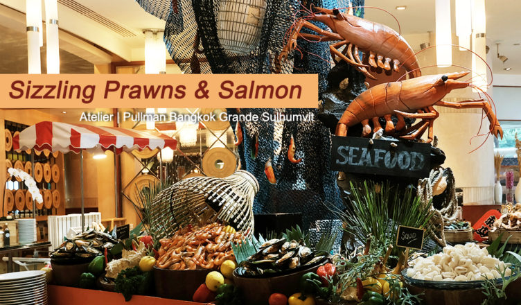 Sizzling Prawns & Salmon